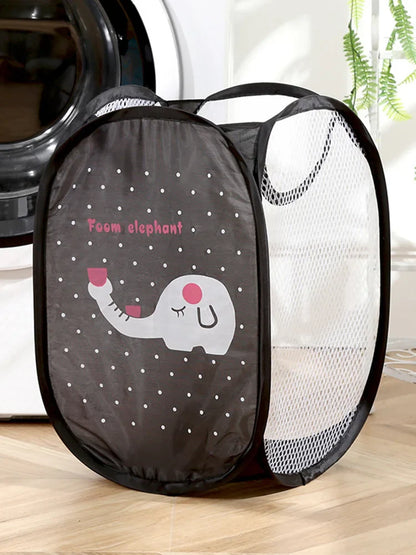 Kwantum trendy wasmand met grafische print