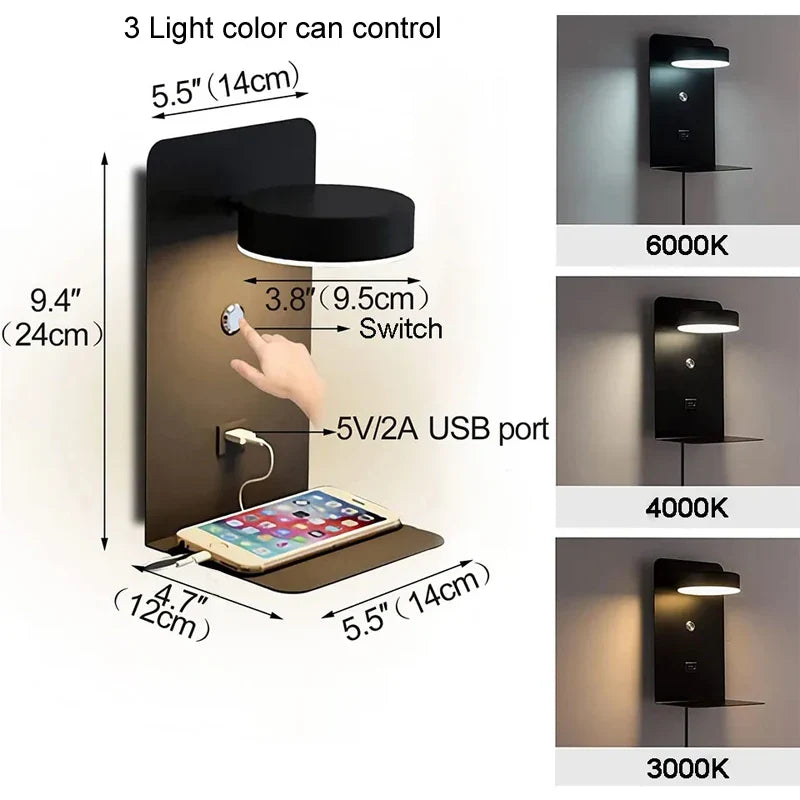 Wandlamp op batterijen met sensor – Gaat automatisch aan