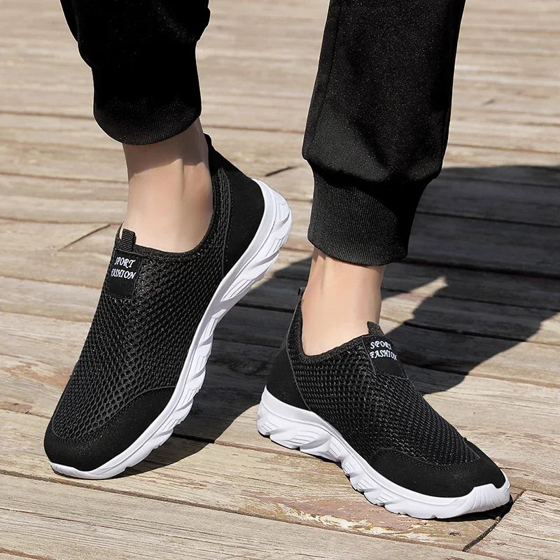 Mesh herenschoenen met verkoelend effect