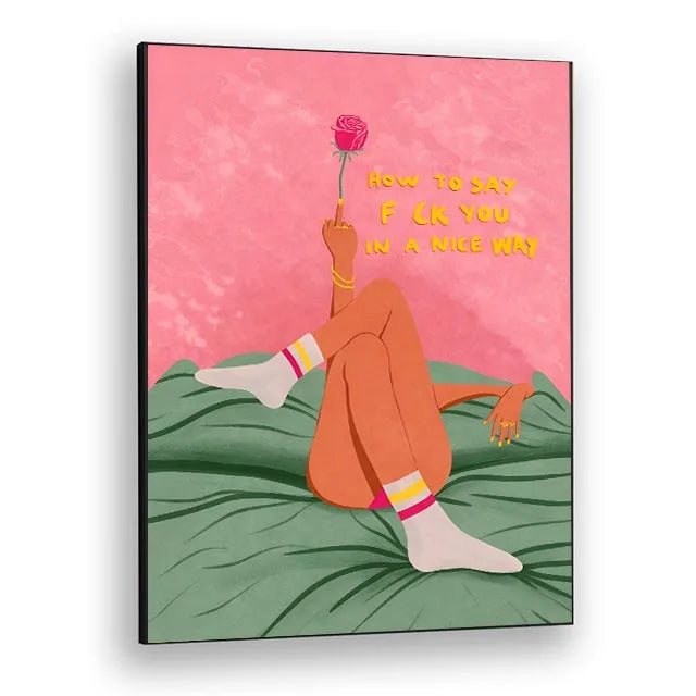 Abstracte poster in pasteltinten