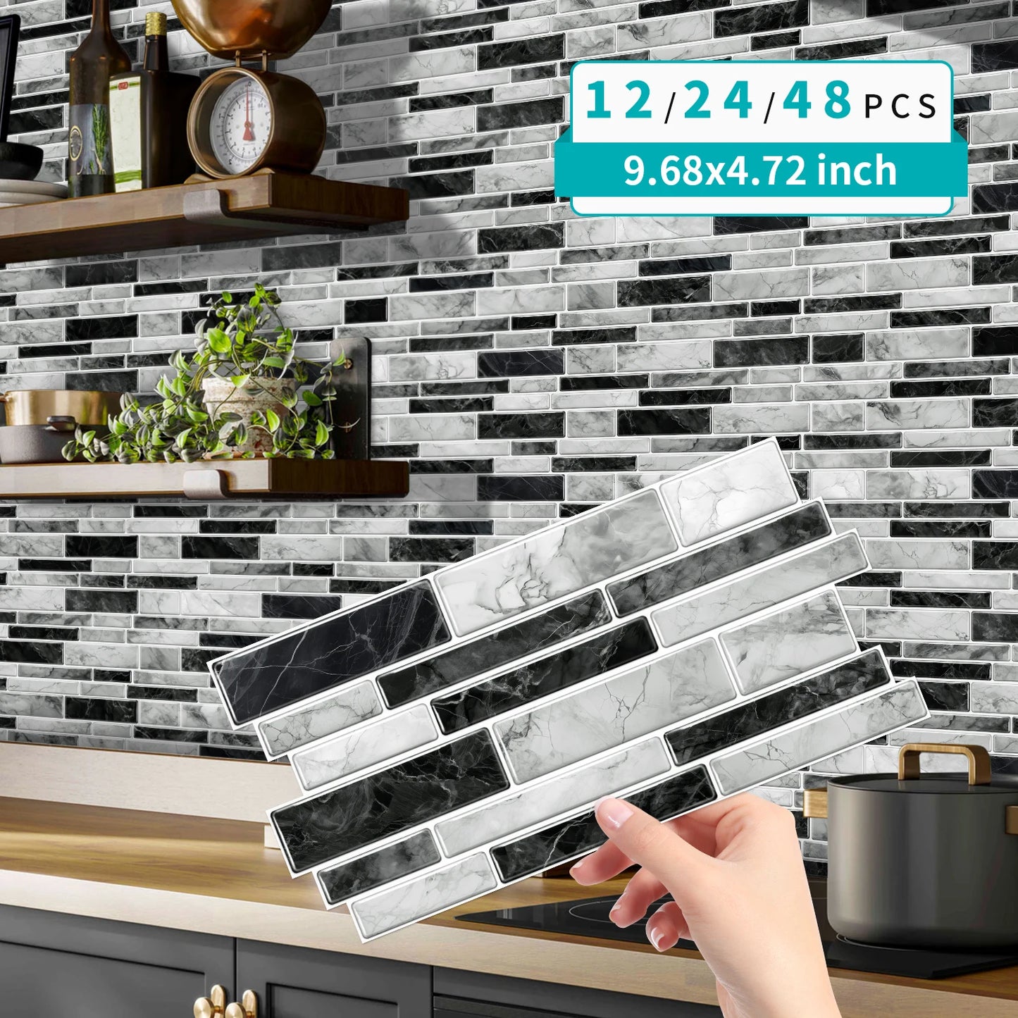 Mozaiek toilet achterwand – Kleine tegels, groot effect
