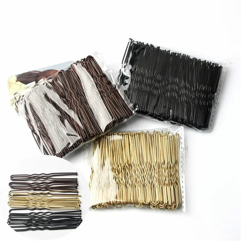 Gekleurde haarclips met retro uitstraling