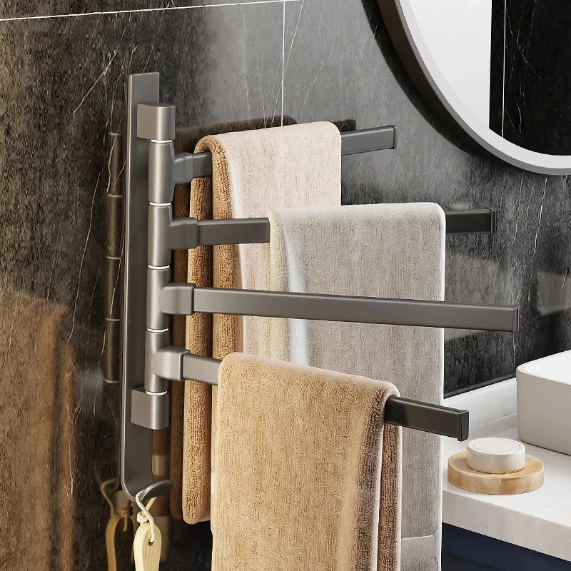 Badkamer handdoek rek met legplank – Voor handdoeken en meer
