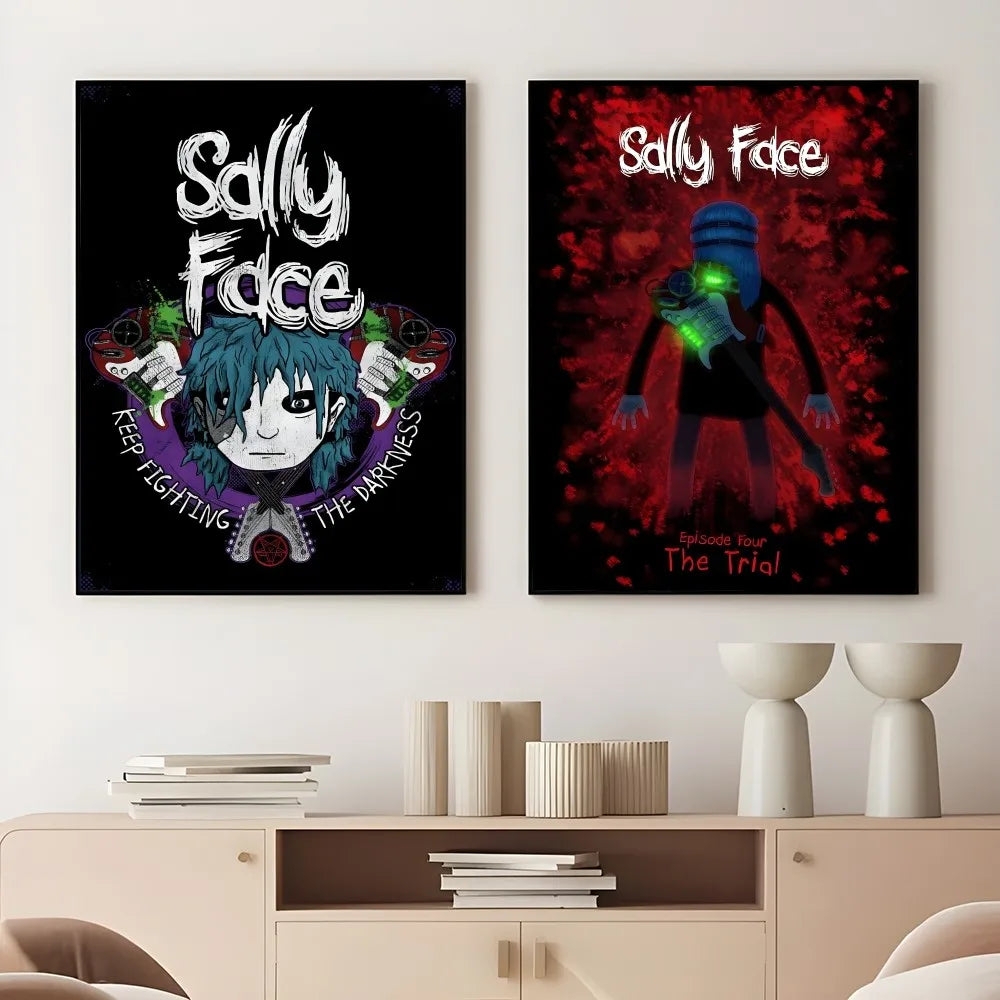 Abstracte posters in aardetinten