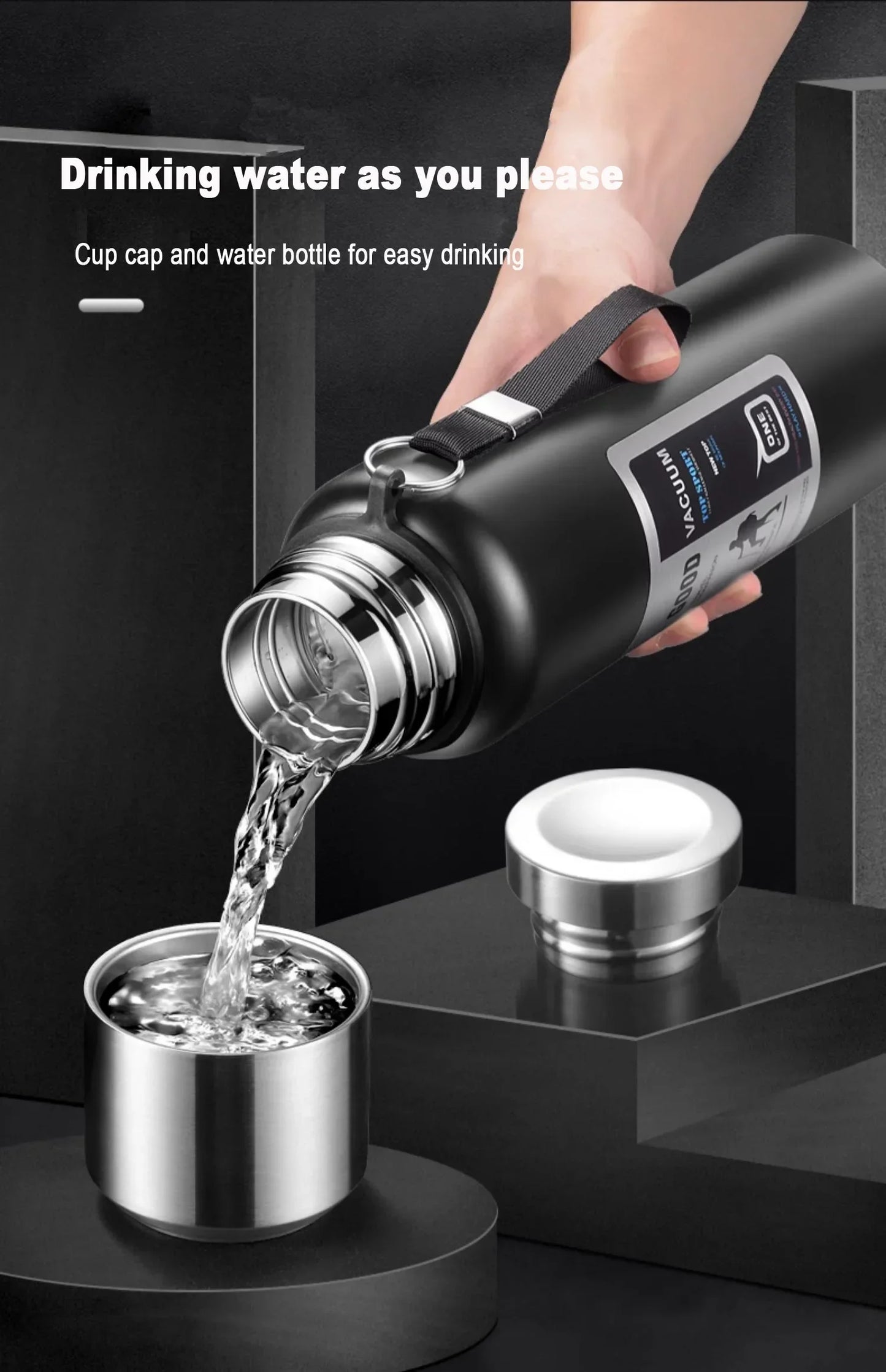 Thermosfles met easy-clean design – Makkelijk te onderhouden
