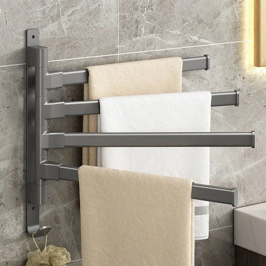 Handdoek rek badkamer met plank – Extra opbergruimte