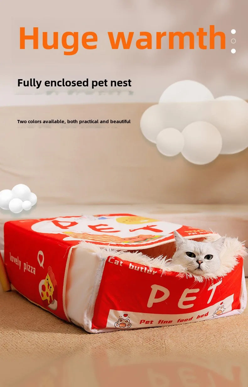 Donzige kattenmand – Heerlijk nestje voor je kat
