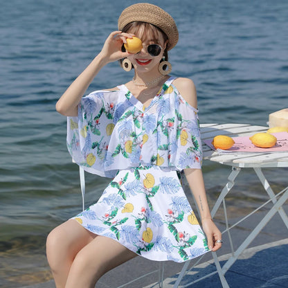 Zwemjurk dames met subtiele print – Elegant en bescheiden