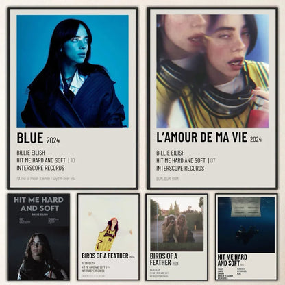 Poster in zachte pastelkleuren