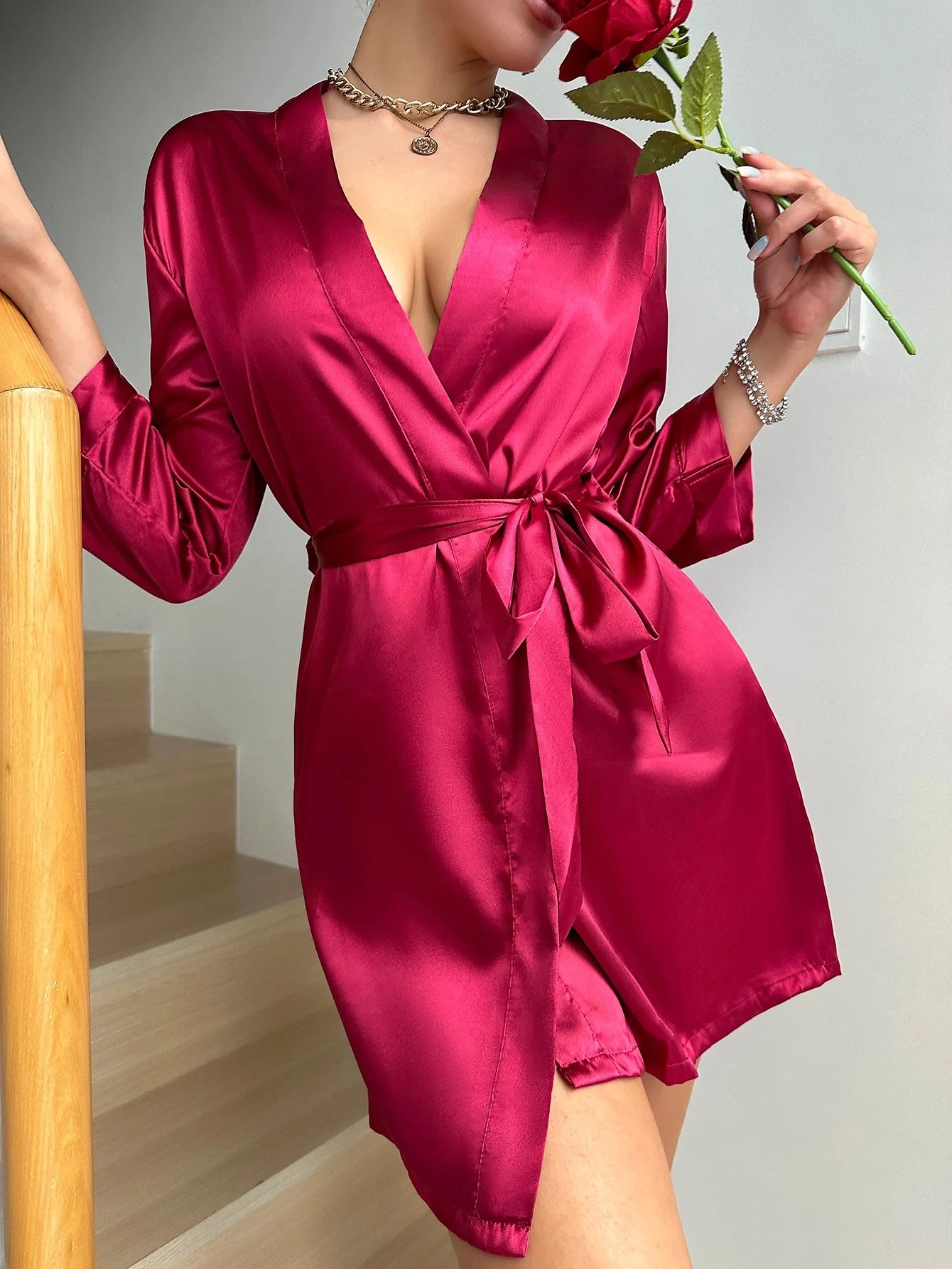 Dames pyjama Livera met knoopsluiting