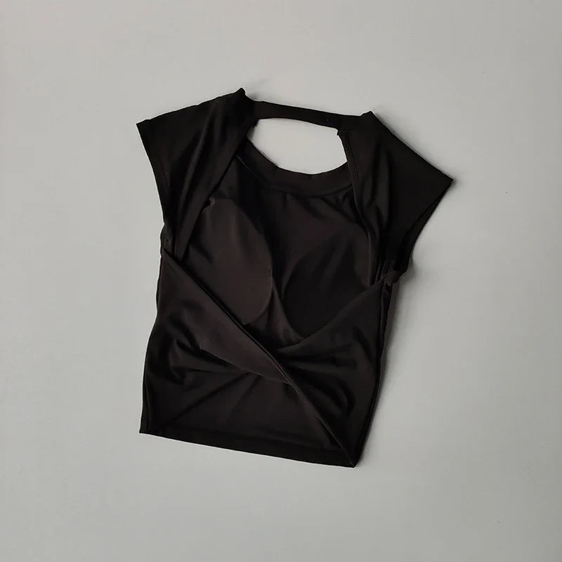 Modieuze yoga kleding dames met kleuraccent