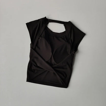Modieuze yoga kleding dames met kleuraccent