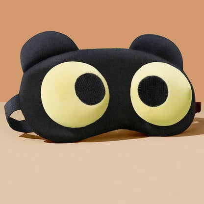 Luxe slaapmasker met zijde-afwerking