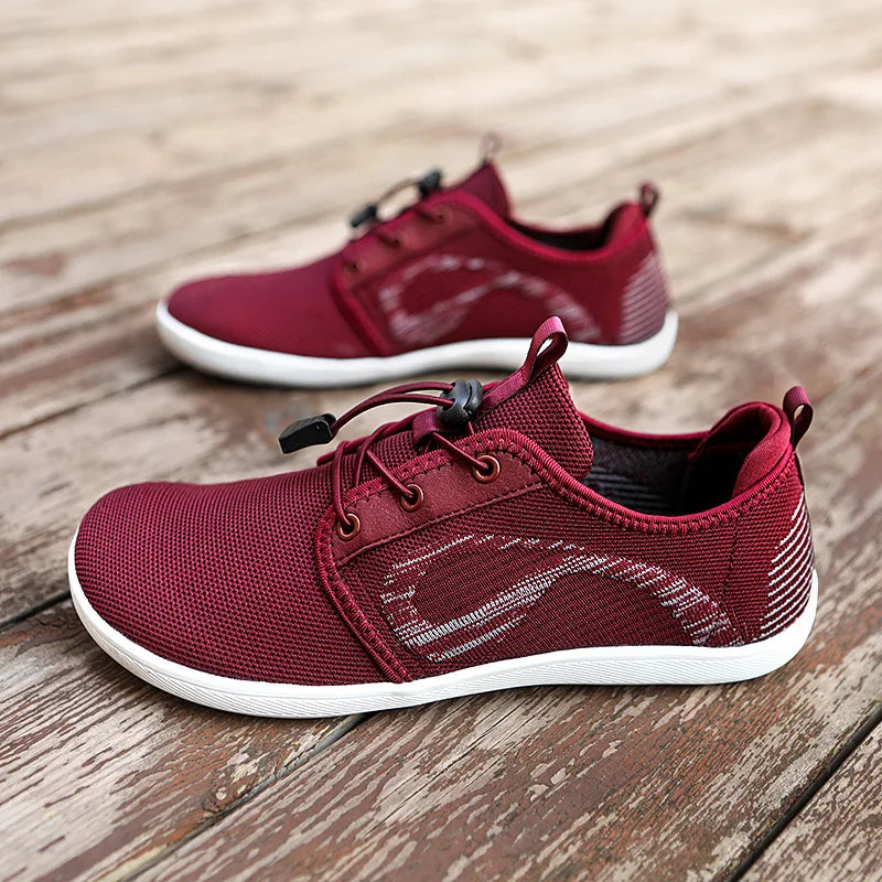 Zomerse veterschoenen voor heren in lichtgrijs