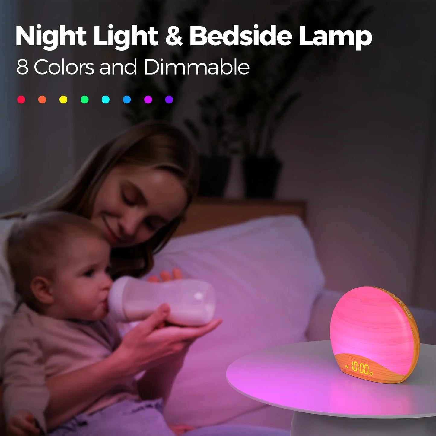 Wake up light met witte en gele tinten – Natuurlijk ochtendlicht