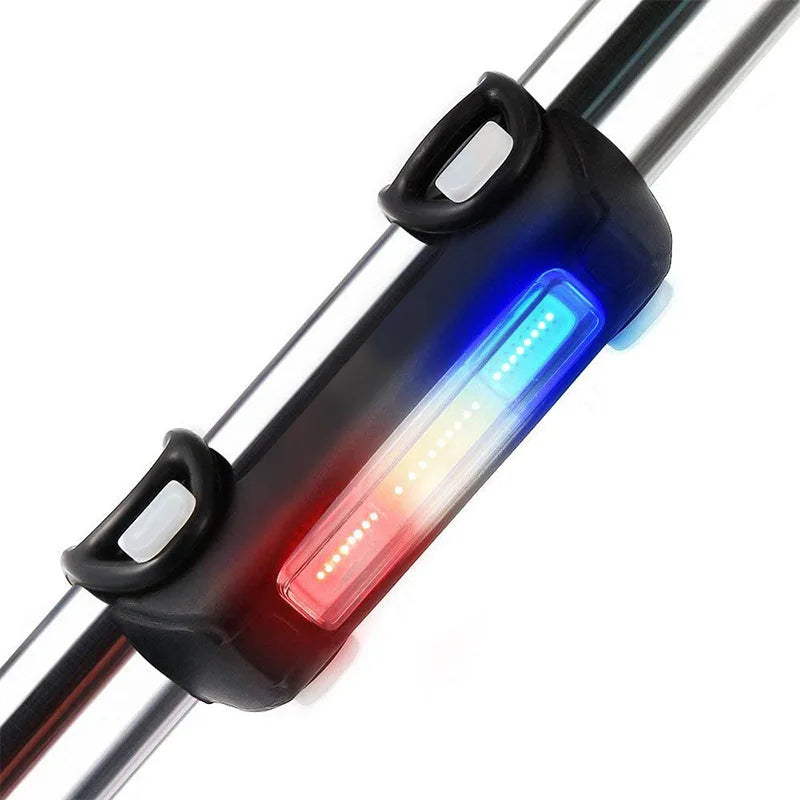 Fietslamp met beschermende rubberen rand