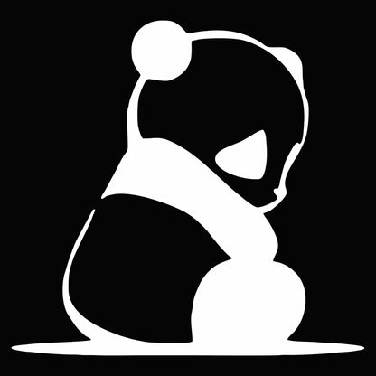 Auto stickers - Schattige Panda Set voor Unieke Autodecoratie