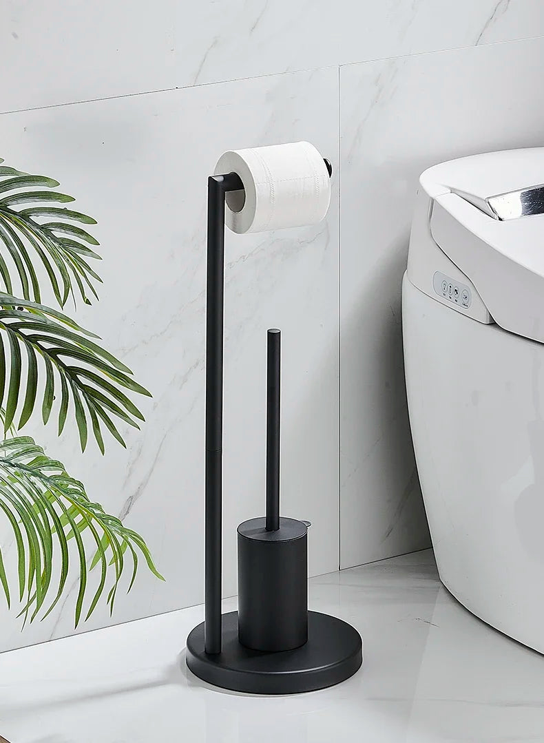 WCborstel met houder in beton – Industrieel design