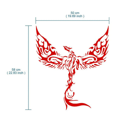 Auto stickers - Vurige Phoenix voor unieke styling