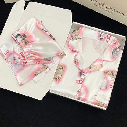 Dames pyjama Hunkemöller met kanten details