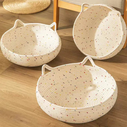 Luxe kattenmand met velvet bekleding – Voor verwende katten