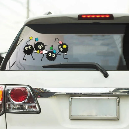 Auto stickers - Speelse figuren voor een unieke achterruit