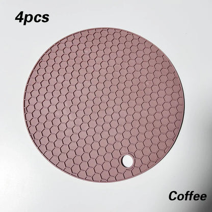 Onderzetters pan met antislip siliconen ringen – Voor elk oppervlak