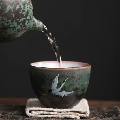 Theepot met infuser en hittebestendig handvat