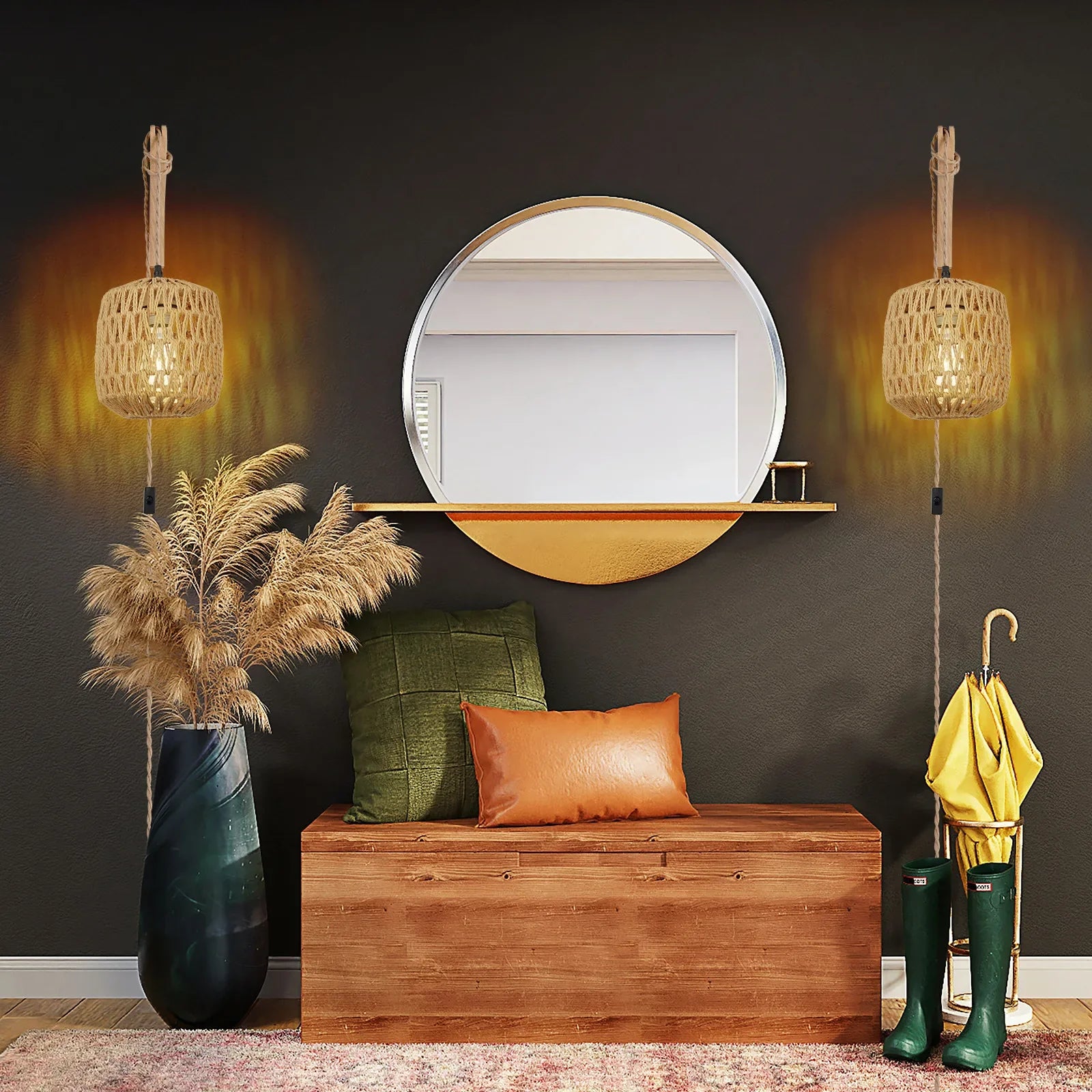 IKEA wandlamp met LED batterij – Modern en zuinig