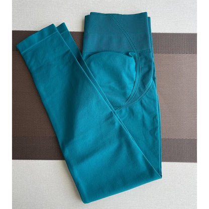 Modieuze yoga kleding dames met kleuraccent