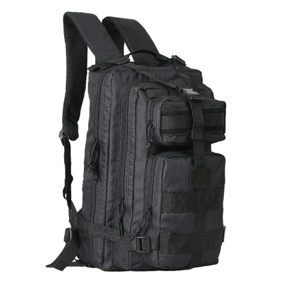 Rugzak als handbagage met compressieriemen