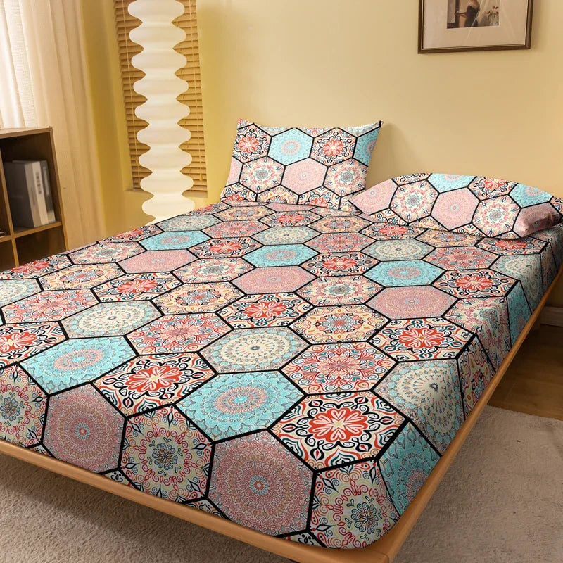 Beddengoed met abstract patroon – Kunst op je bed