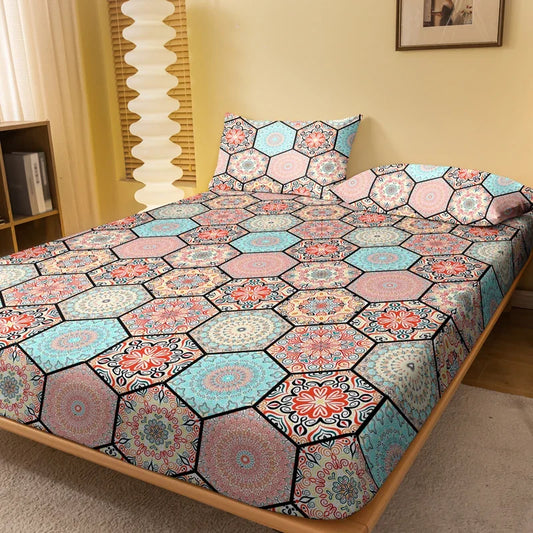 Beddengoed met abstract patroon – Kunst op je bed