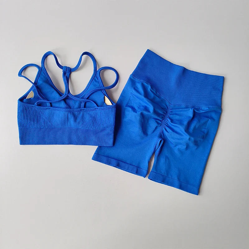 Ademende yoga top en legging set
