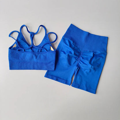 Ademende yoga top en legging set