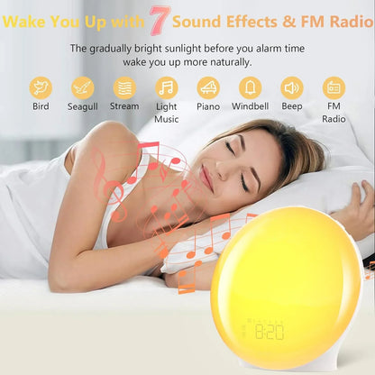 Lamp met wake up light functie – Dubbele functionaliteit
