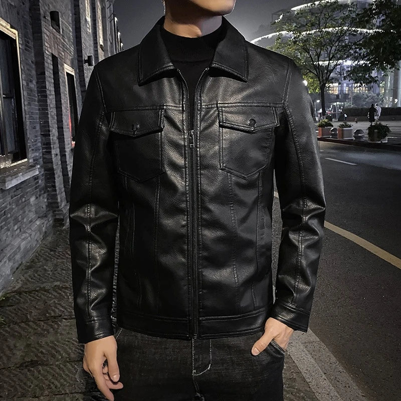 Leren jassen met schouderdetails – Subtiele accenten