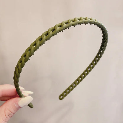 Haarband met metalen details en zachte pasvorm