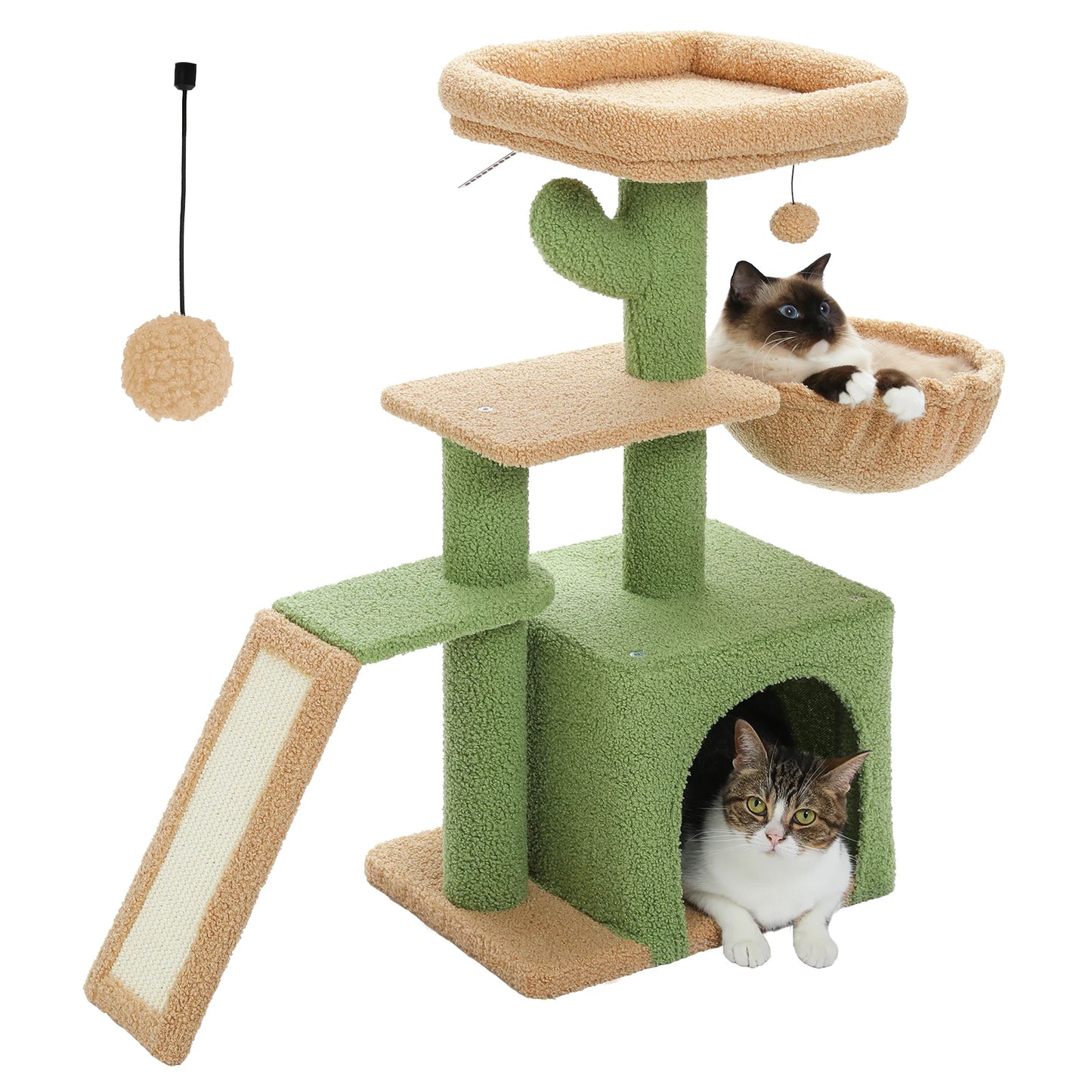 Grote kattenpaal – Voor klimmen, krabben en relaxen