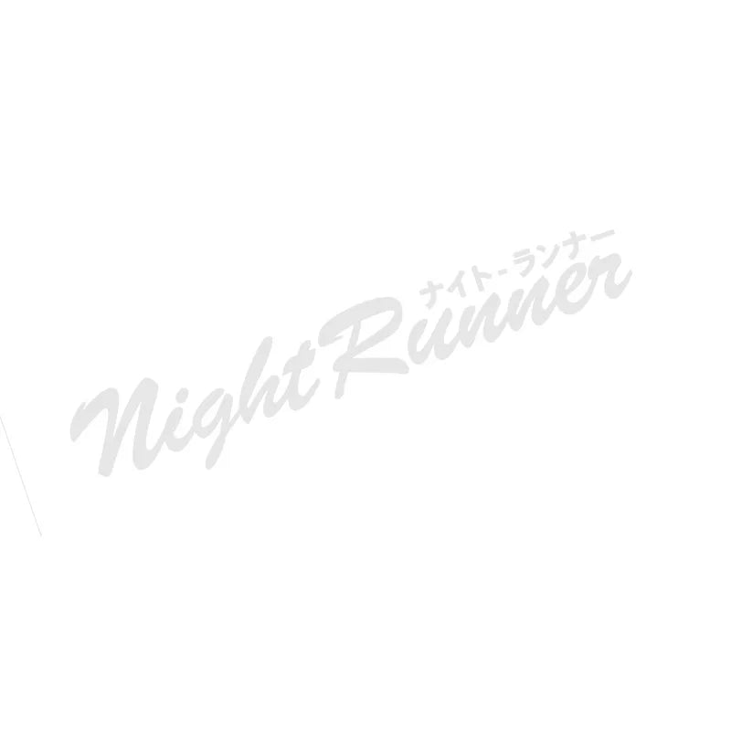 Auto stickers - Night Runner ontwerp voor unieke achterruit styling