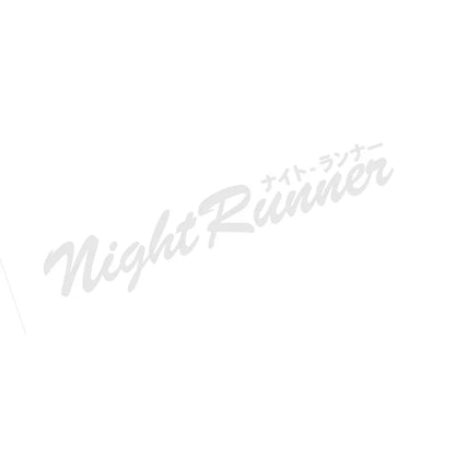 Auto stickers - Night Runner ontwerp voor unieke achterruit styling