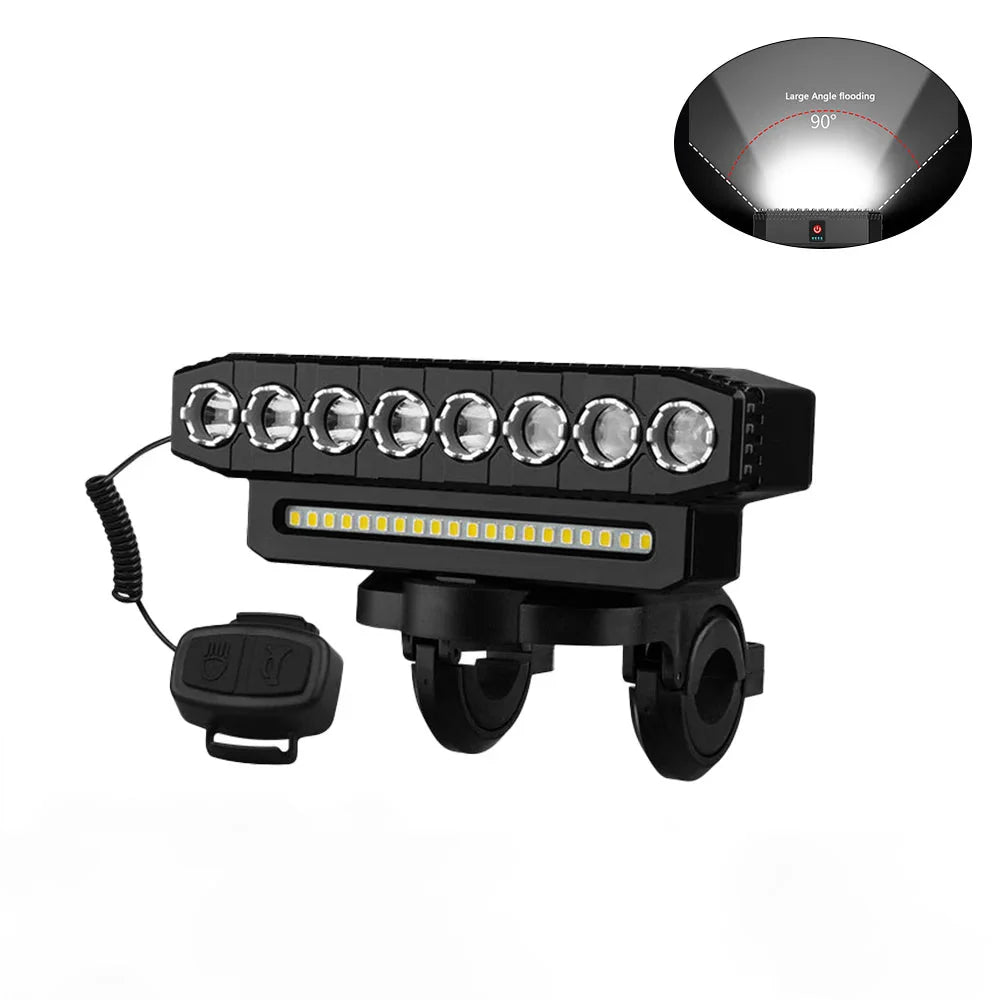Heldere fietslamp LED met USB-lader