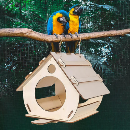 Vogelhuisje kopen met nestmateriaal – Compleet startpakket