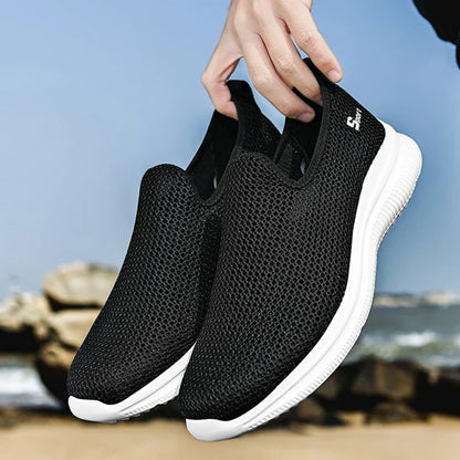 Heren schoenen met open hiel voor zomerse ventilatie