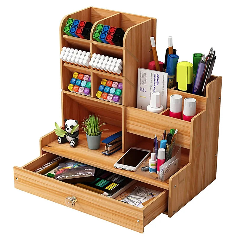 Minimalistische desk organiser voor kantoor of thuis