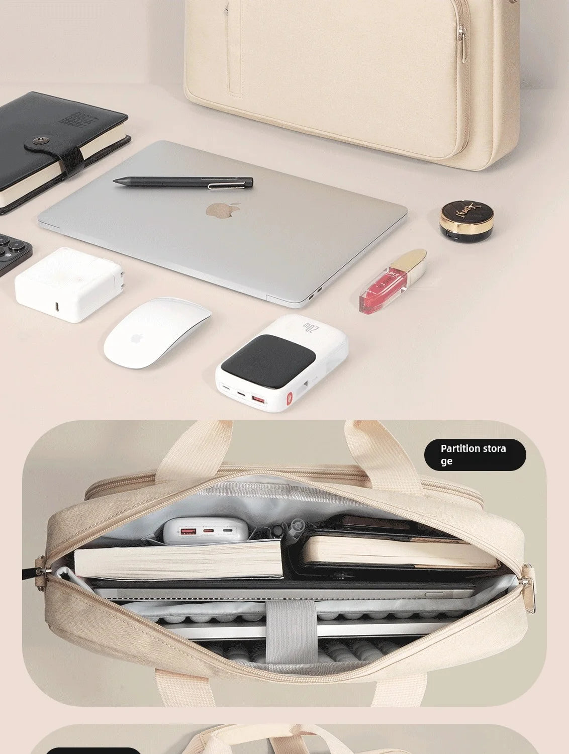 Laptoptas heren met waterafstotende coating – Bescherming tegen regen