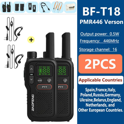 Alecto kinderwalkie talkie met veilige frequentie