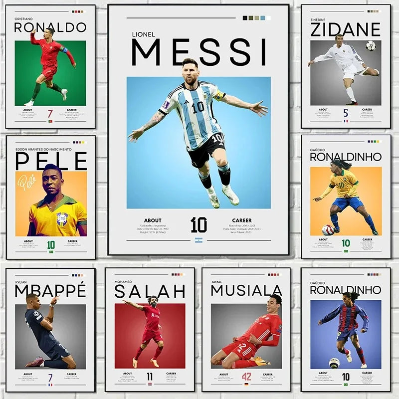 Posterset met drie bijpassende afbeeldingen