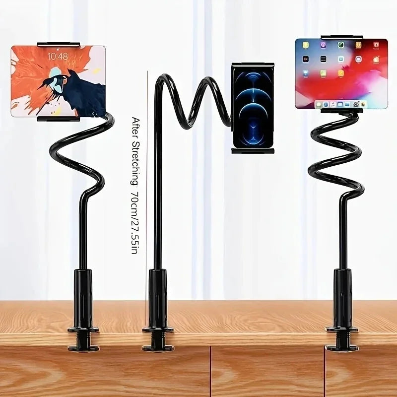 Flexibele telefoonhouder met USB-oplaadmogelijkheid