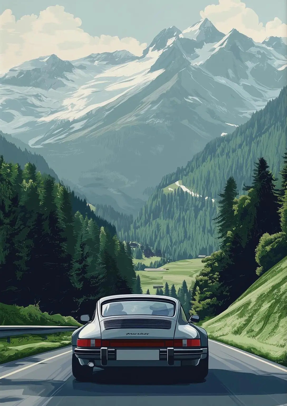 Kunstposter met moderne flair